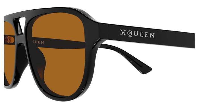 Alexander McQueen AM0573S#colour_black/brown