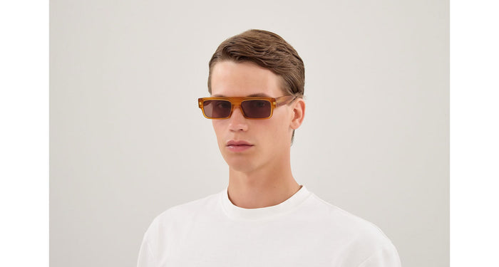 Alexander McQueen AM0580S#colour_havana/brown