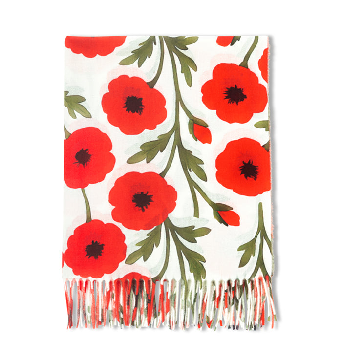 Amies SOE Poppy Bouquet Soft Touch Scarf