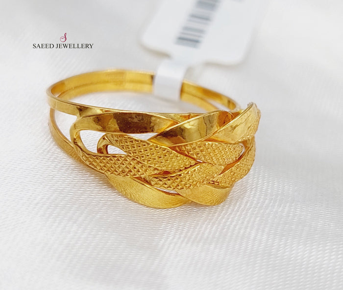 21K Gold AnkleticTaft Ring by Saeed Jewelry - Image 8
