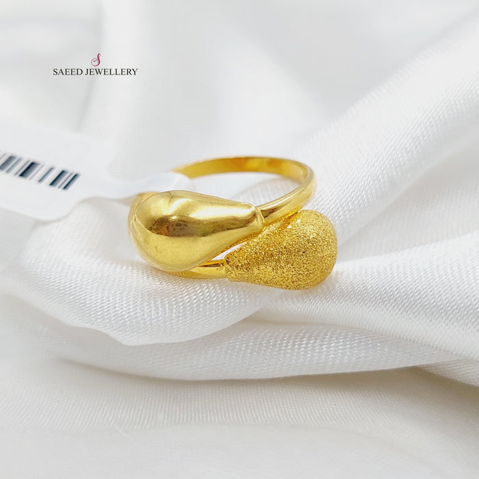 Antique Ring Made Of 21K Yellow Gold by Saeed Jewelry-27480