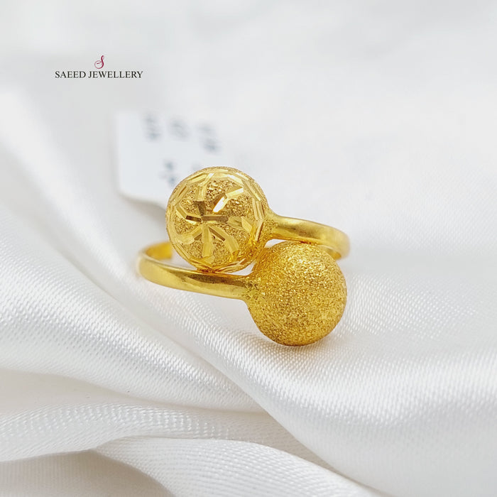 Antique Ring Made Of 21K Yellow Gold by Saeed Jewelry-27497