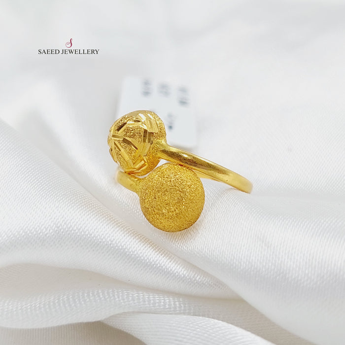 Antique Ring Made Of 21K Yellow Gold by Saeed Jewelry-27497