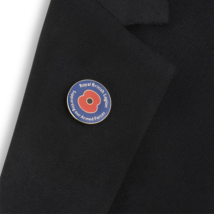 Armed Forces Day Poppy Lapel Pin