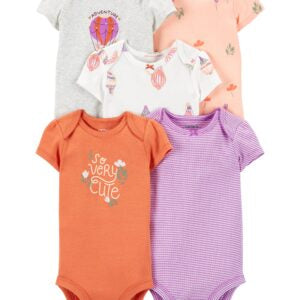 Baby 5-Pack Short-Sleeve Original Bodysuits 12M