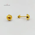 Balls Earrings  Made Of 18K Yellow Gold by Saeed Jewelry-29310
