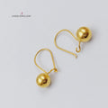 Balls Earrings Made Of 21K Yellow Gold by Saeed Jewelry-28122
