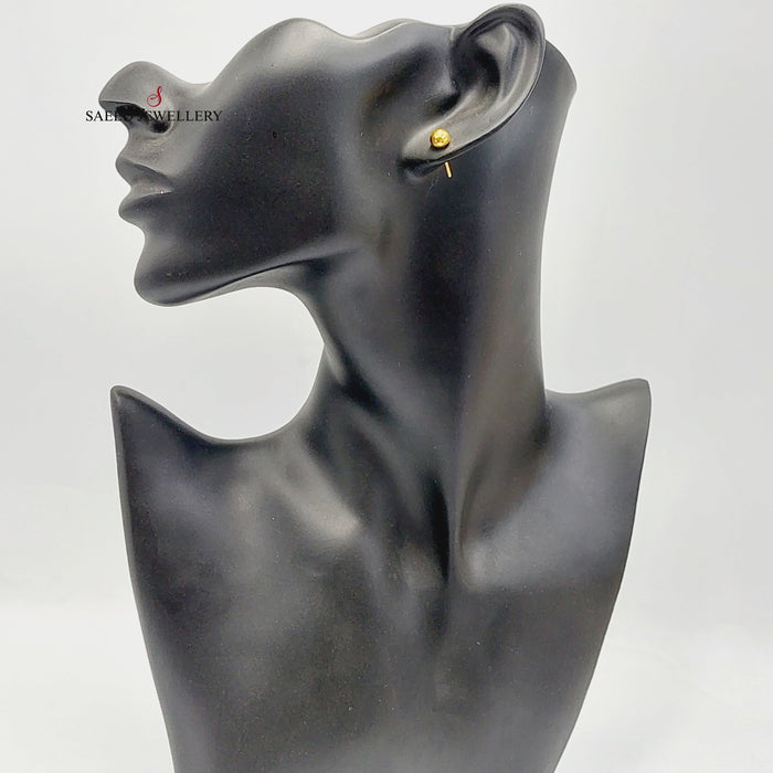 Balls Earrings  Made Of 18K Yellow Gold by Saeed Jewelry-29307