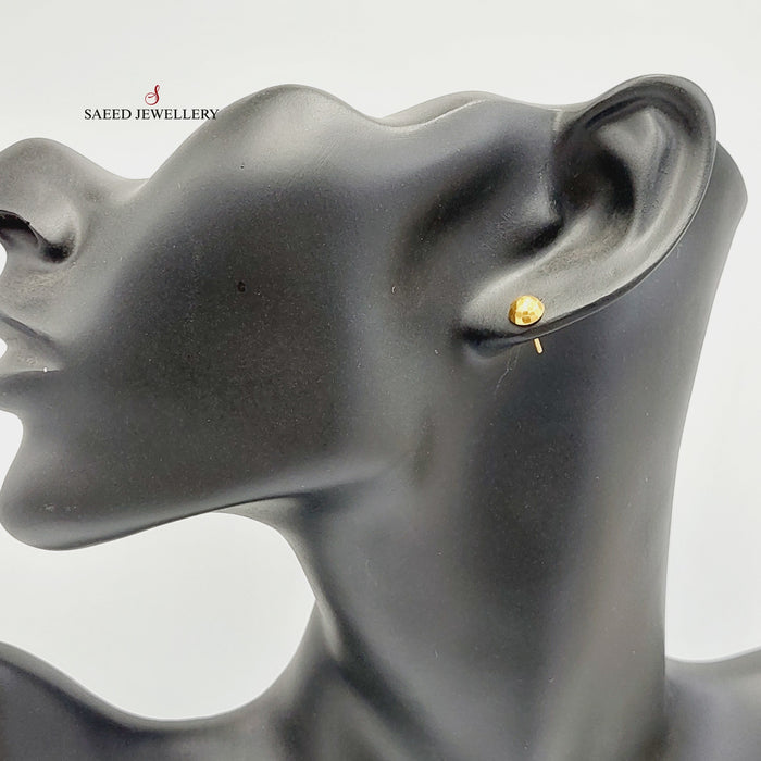 Balls Earrings  Made Of 18K Yellow Gold by Saeed Jewelry-29310