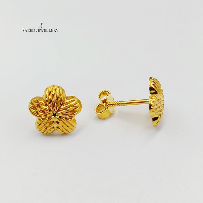 Balls Earrings  Made Of 18K Yellow Gold by Saeed Jewelry-29312