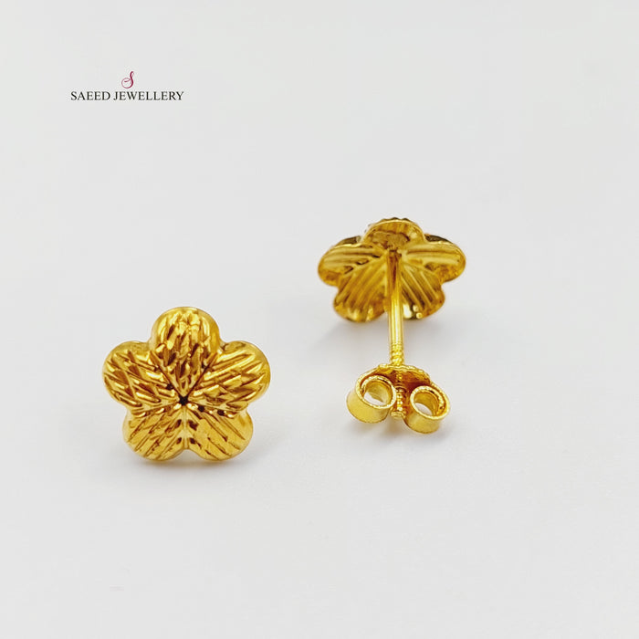 Balls Earrings  Made Of 18K Yellow Gold by Saeed Jewelry-29312