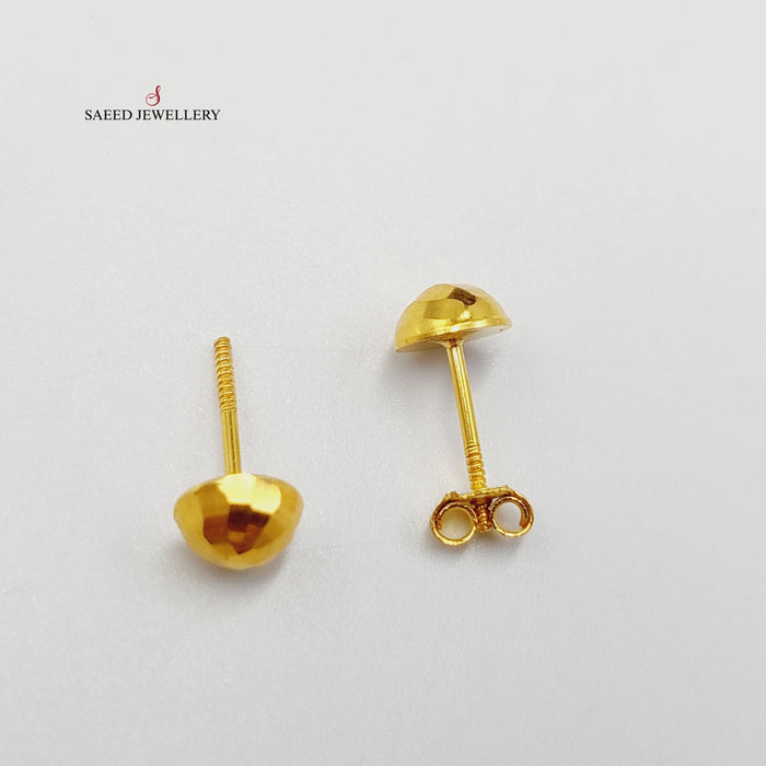 Balls Earrings  Made Of 18K Yellow Gold by Saeed Jewelry-29310