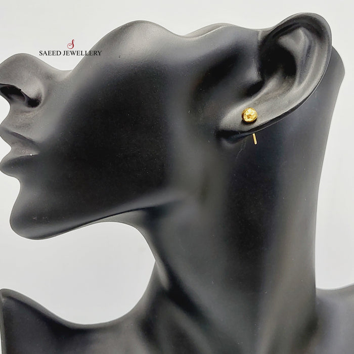 Balls Earrings  Made Of 18K Yellow Gold by Saeed Jewelry-29307