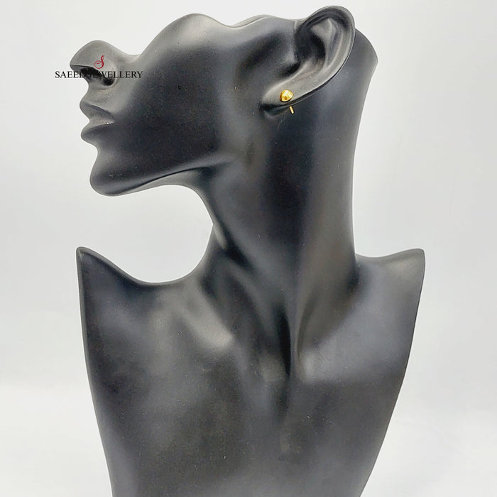 Balls Earrings  Made Of 18K Yellow Gold by Saeed Jewelry-29310