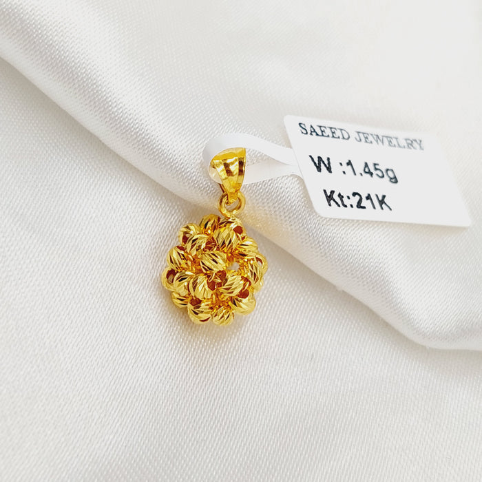 21K تعليقة طابات-مجوهرات الشيخ سعيد-Saeed Jewelry