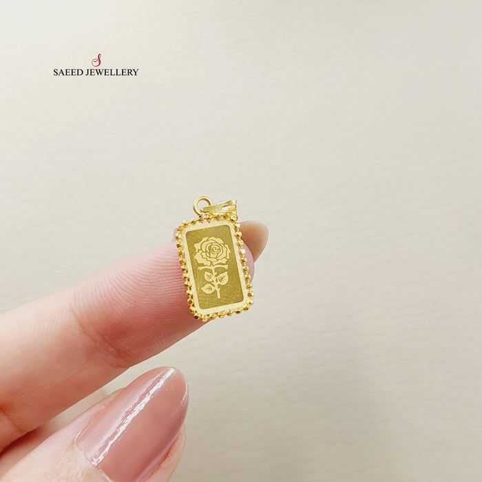 21K تعليقة طابات-مجوهرات الشيخ سعيد-Saeed Jewelry