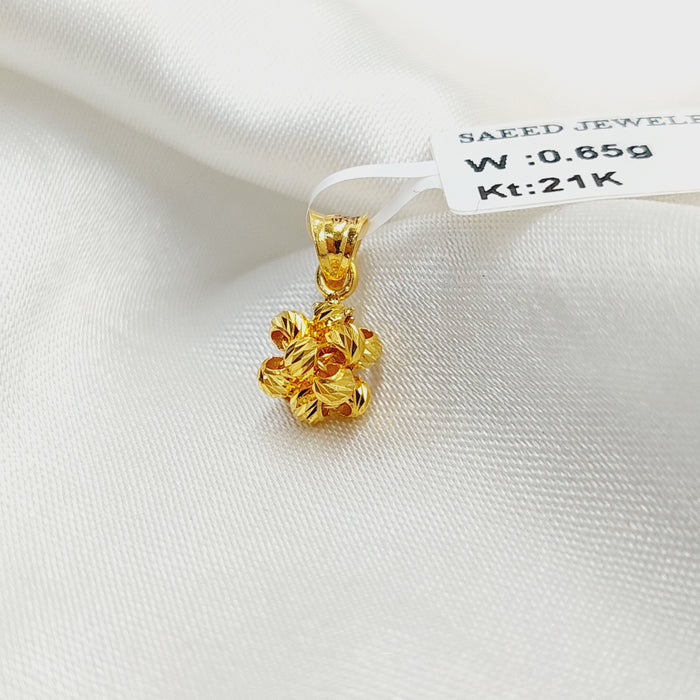 21K تعليقة طابات-مجوهرات الشيخ سعيد-Saeed Jewelry