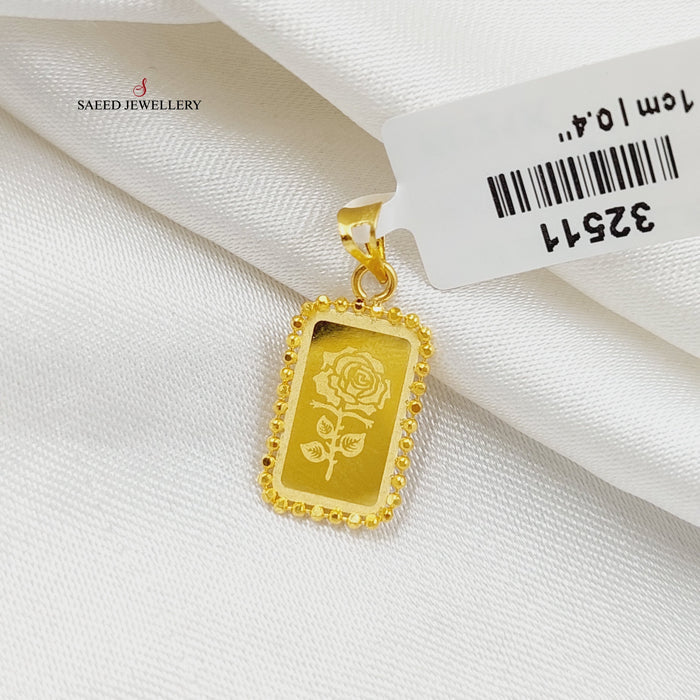 21K تعليقة طابات-مجوهرات الشيخ سعيد-Saeed Jewelry