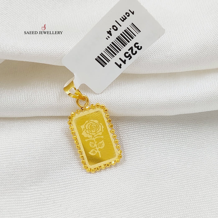21K تعليقة طابات-مجوهرات الشيخ سعيد-Saeed Jewelry