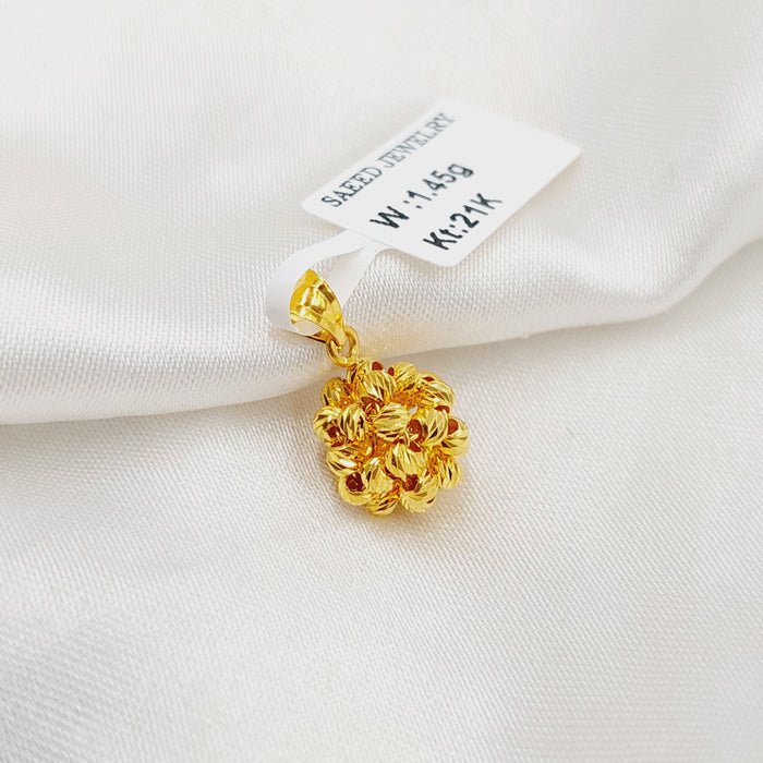 21K تعليقة طابات-مجوهرات الشيخ سعيد-Saeed Jewelry