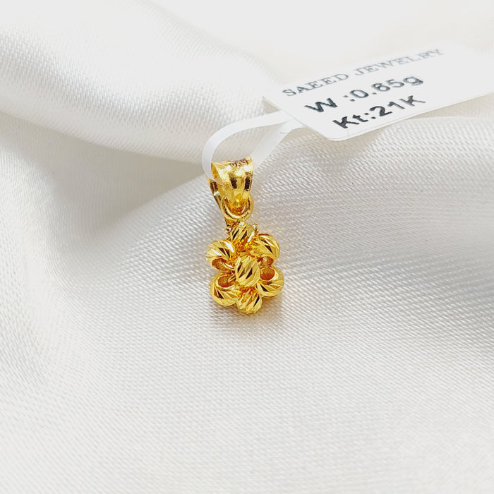 21K تعليقة طابات-مجوهرات الشيخ سعيد-Saeed Jewelry