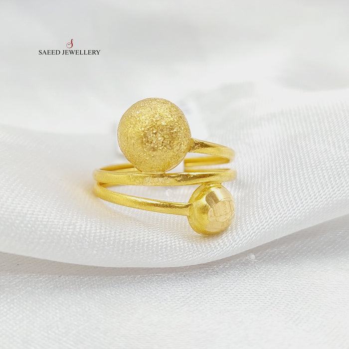 Balls Ring  Made Of 21K Yellow Gold by Saeed Jewelry-29060