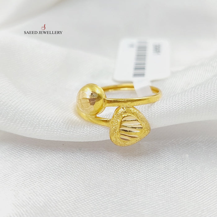 Balls Ring  Made Of 21K Yellow Gold by Saeed Jewelry-29069