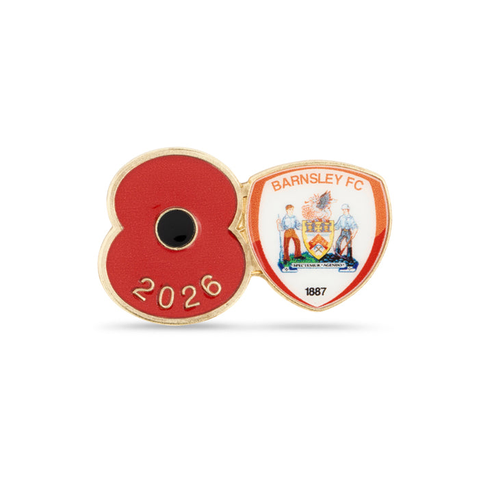 Barnsley Poppy Football Pin 2026
