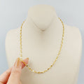 21K Blade Chain Made of 21K Yellow Gold by Saeed Jewelry-25201