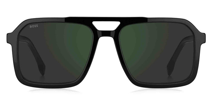 Boss 1894/S #colour_black-grey-high-contrast-green-mirror