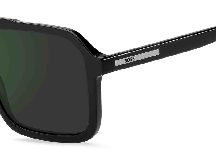 Boss 1894/S #colour_black-grey-high-contrast-green-mirror