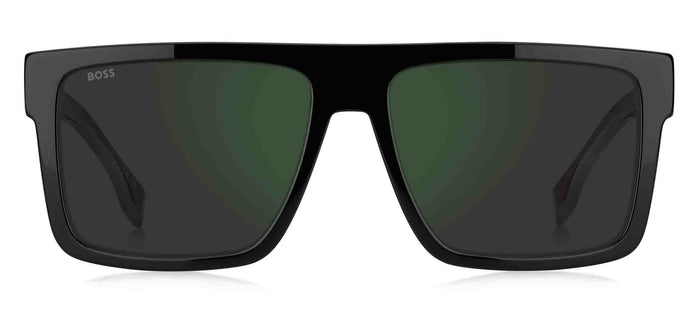 Boss 1895/S #colour_black-grey-high-contrast-green-mirror
