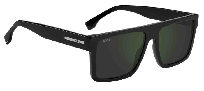 Boss 1895/S #colour_black-grey-high-contrast-green-mirror