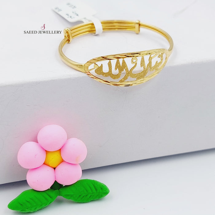 18K Bracelet Made of 18K Yellow Gold by Saeed Jewelry-21812