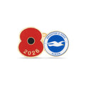 Brighton & Hove Albion Poppy Football Pin 2026