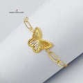 Butterfly Bracelet  Made Of 18K Yellow Gold by Saeed Jewelry-29649