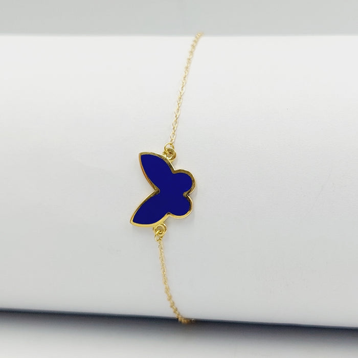 Butterfly Bracelet Made Of 18K Yellow Gold by Saeed Jewelry-28090