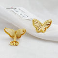 Butterfly Earrings  Made Of 18K Yellow Gold by Saeed Jewelry-29627