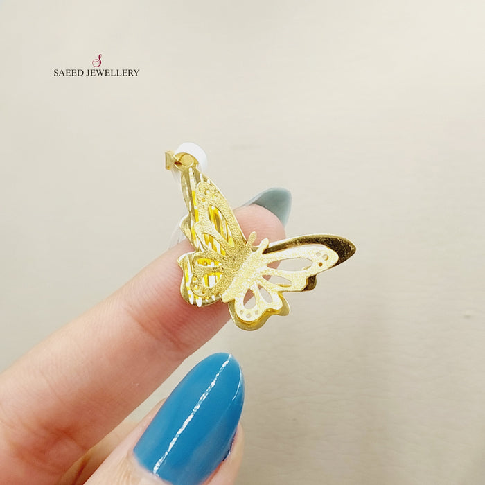 Butterfly Pendant  Made Of 18K Yellow Gold by Saeed Jewelry-29646