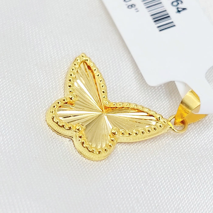 18K تعليقة فراشة-مجوهرات الشيخ سعيد-Saeed Jewelry