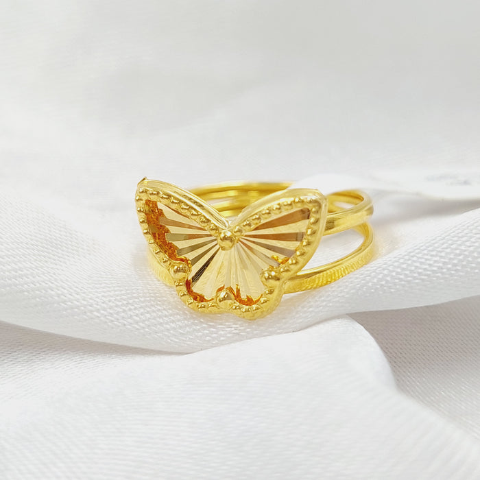 Butterfly Ring Made Of 18K Yellow Gold by Saeed Jewelry-28515