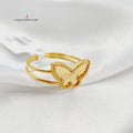 18K خاتم فراشة-مجوهرات الشيخ سعيد-Saeed Jewelry