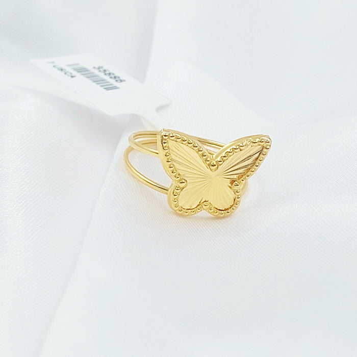 18K خاتم فراشة-مجوهرات الشيخ سعيد-Saeed Jewelry