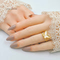 18K خاتم فراشة-مجوهرات الشيخ سعيد-Saeed Jewelry