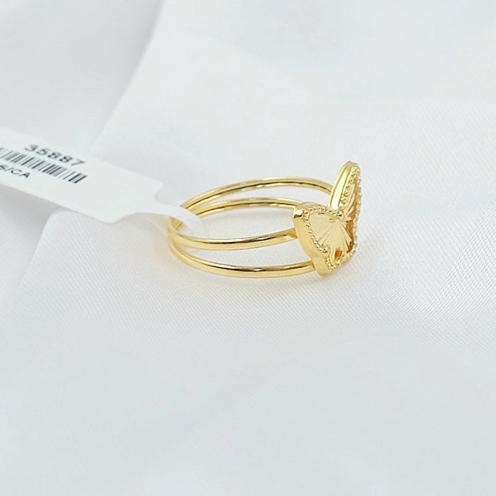 18K خاتم فراشة-مجوهرات الشيخ سعيد-Saeed Jewelry