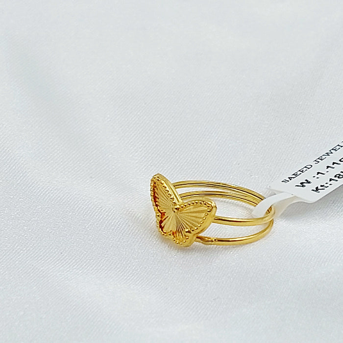 18K خاتم فراشة-مجوهرات الشيخ سعيد-Saeed Jewelry