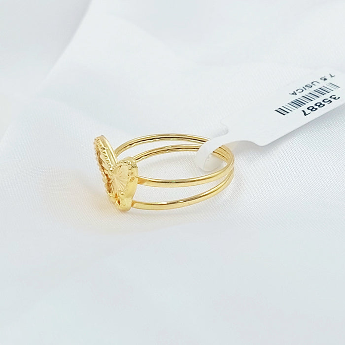 18K خاتم فراشة-مجوهرات الشيخ سعيد-Saeed Jewelry