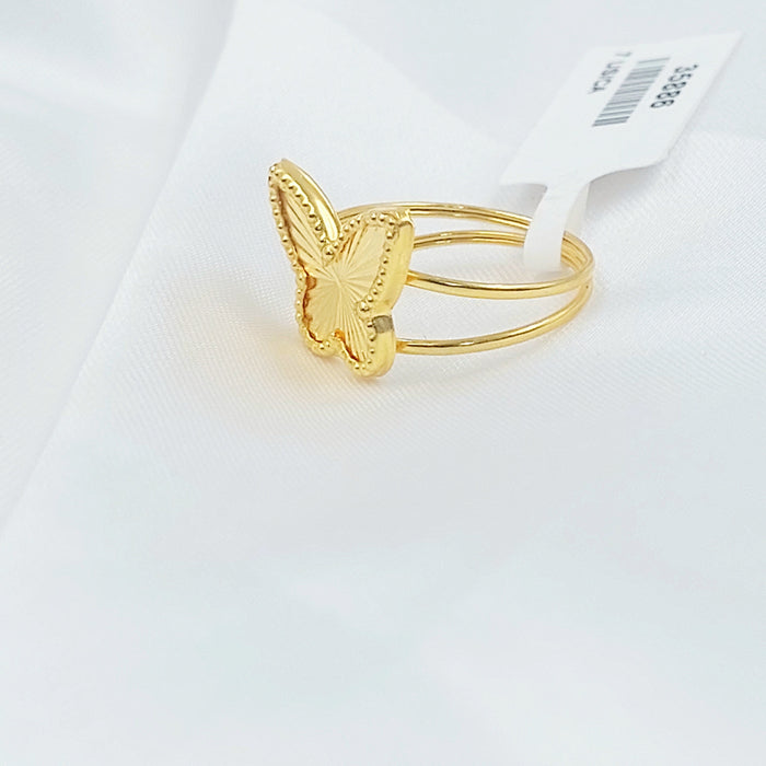 18K خاتم فراشة-مجوهرات الشيخ سعيد-Saeed Jewelry