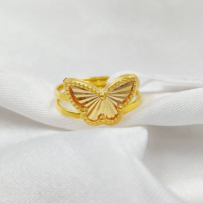 Butterfly Ring Made Of 18K Yellow Gold by Saeed Jewelry-28515