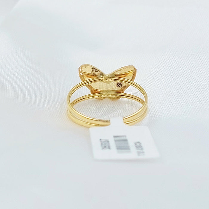 18K خاتم فراشة-مجوهرات الشيخ سعيد-Saeed Jewelry